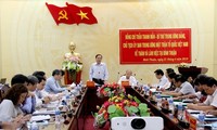 Chủ tịch Ủy ban Trung ương Mặt trận Tổ quốc Việt Nam làm việc tại Bình Thuận