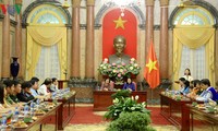 Phó Chủ tịch nước Đặng Thị Ngọc Thịnh gặp mặt Đoàn đại biểu được tặng Giải thưởng Vừ A Dính