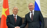 Tổng thống Nga Putin chúc mừng Năm mới Tổng bí thư, Chủ tịch nước Việt Nam Nguyễn Phú Trọng