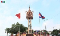 Khánh thành Đài Hữu nghị Việt Nam-Campuchia tại tỉnh Kampong Cham