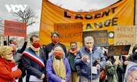 Tuần hành ủng hộ vụ kiện của bà Tố Nga đòi công lý cho các nạn nhân chất độc da cam