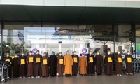 Giáo hội Phật giáo Việt Nam tiễn các vị sư tăng lên đường vào Nam chống dịch COVID-19