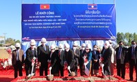 Long trọng khởi công xây dựng dự án trường dạy nghề quà tặng của Chủ tịch nước Việt Nam dành cho Lào