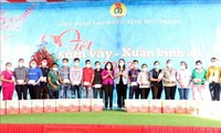 Phó Chủ tịch nước Võ Thị Ánh Xuân dự Tết sum vầy với công nhân, người lao động tại Sóc Trăng