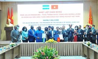 Hoạt động của Tổng thống nước Cộng hòa Sierra Leone Julius Maada Bio tại Việt Nam