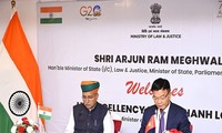 Việt Nam, Ấn Độ tăng cường hợp tác trong lĩnh vực luật pháp và tư pháp