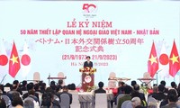 Lễ kỉ niệm 50 năm thiết lập quan hệ ngoại giao Việt Nam-Nhật Bản