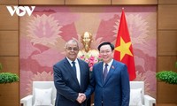 Chủ tịch Quốc hội Vương Đình Huệ tiếp Chủ tịch Ủy ban Liên Chính phủ Algeria-Việt Nam 