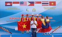 Вьетнамская команда заняла первое место в Турнире по гонкам на гребных лодках Юго-Восточной Азии 2024