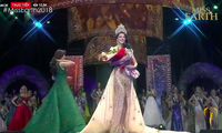Khoảnh khắc Phương Khánh đăng quang Hoa hậu Trái Đất 2018