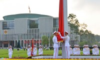 Nghi lễ thượng cờ ngày Quốc khánh 2/9 ở Lăng Chủ tịch Hồ Chí Minh