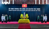 Toàn cảnh lễ viếng Tổng Bí thư Nguyễn Phú Trọng sáng ngày 25/7/2024