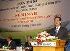 Vietnam llama a esfuerzos internos y ayuda internacional contra bombas y minas 