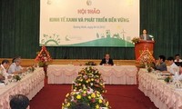 Economía verde, tendencia de desarrollo inaplazable de Vietnam
