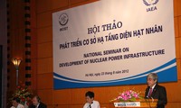 Seminario sobre el desarrollo de la infraestructura electronuclear en Vietnam