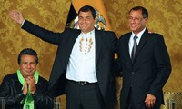 Rafael Correa, presidente reelecto de Ecuador 