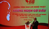Intercambio artístico en memoria del llamamiento de Ho Chi Minh a la emulación patriótica