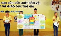 Dirigentes vietnamitas consideran importantes sugerencias infantiles