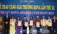 Premio KOVA para colectivos y particulares más sobresalientes en estudio y trabajo