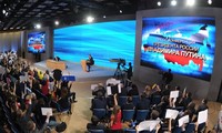 Vladimir Putin comenta decenas de temas en rueda de prensa de cuatro horas 