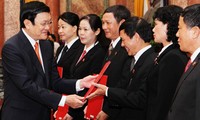 Presidente de Vietnam traza pautas en la labor jurídica en 2014