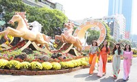 Inauguradas en Ciudad Ho Chi Minh calles de flores y libros en saludo al Tet