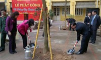 Localidades vietnamitas prosiguen siembra de árboles en memoria a Ho Chi Minh  