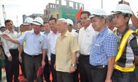 Secretario General Nguyen Phu Trong visita ciudad Da Nang