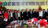 Inauguran en Vietnam Centro de conexión y capacitación de abogados en comercio internacional