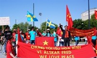 Vietnamitas en el exterior prosiguen mítines contra violación china 