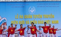 Propaganda móvil sobre el tema "Fronteras e islas de Vietnam”