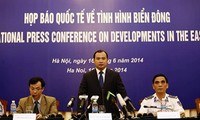 Rueda de prensa sobre la tensión en el Mar Oriental: Vietnam rechaza la calumnia de China
