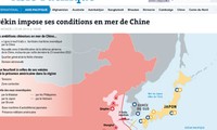 Prensa francesa condena las provocaciones chinas en el Mar del Este