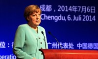 Canciller alemana visita China
