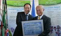Premio internacional para mutaciones en arroz de Vietnam