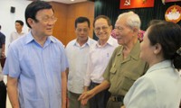 Presidente vietnamita contacta con votantes en Ciudad Ho Chi Minh 