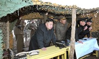 Dirige líder supremo de Corea del Norte maniobra militar 