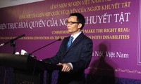 Ratifica Vietnam Convención Internacional sobre Derechos de Personas con Discapacidad