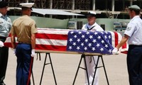 Repatriación de restos de soldados estadounidenses