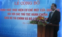 Aplican en Vietnam única ventanilla en procedimientos del sector financiero y comercial