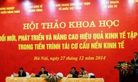 Renueva Vietnam economía colectiva para mejorar el crecimiento 