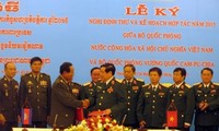 Refuerzan la cooperación de defensa nacional entre Camboya y Vietnam