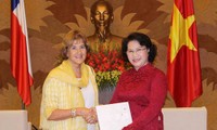 Recibe vicepresidenta del Parlamento vietnamita al vicepresidente de la Cámara de Representantes de 