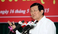 Contacta presidente vietnamita con electores en Ciudad Ho Chi Minh 