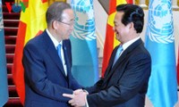 Actividades del Secretario General de ONU Ban Ki Moon en Vietnam 