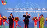 Ban Ki Moon asiste a la inauguración de Casa Verde de la ONU en Vietnam 
