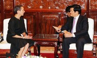 Recibe presidente de Vietnam a la nueva embajadora de México y otros