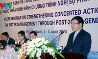 Concluye en Vietnam Seminario euroasiático de gestión  hídrica