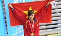 Deportistas vietnamitas baten récords de atletismo y natación en Juegos regionales
