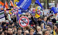 Marcha de gran calibre en Reino Unido en rechazo a la política de austeridad